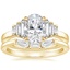 18K Yellow Gold Faye Baguette Diamond Ring (1/2 ct. tw.) with Tapered Baguette Diamond Ring