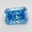 1.55 Ct. Fancy Vivid None Blue Radiant Lab Grown Diamond