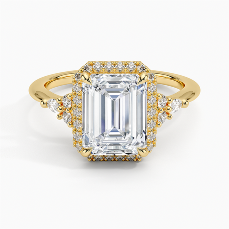 18K Yellow Gold Nadia Halo Diamond Ring (1/4 ct. tw.)