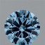 2.59 Ct. Fancy Vivid Blue Round Lab Grown Diamond