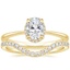 18K Yellow Gold Regalia Diamond Ring with Stanza Diamond Ring