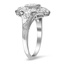 The Geralda Ring, smalltop view on a hand