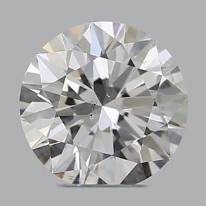 Round diamond — real photo