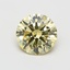 1.03 Ct. Fancy Intense  Yellow Round Lab Grown Diamond