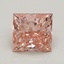 3.15 Ct. Fancy Intense Pink Princess Lab Grown Diamond
