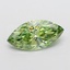 3.71 Ct. Fancy Vivid Green Marquise Lab Grown Diamond