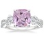 Platinum Luxe Willow Three Stone Diamond Ring (1/2 ct. tw.), smalltop view