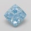 5.04 Ct. Fancy Vivid Blue Cushion Lab Grown Diamond