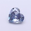 1.0 Ct. Fancy Vivid Blue Heart Lab Grown Diamond