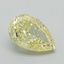 1.27 Ct. Fancy Intense Yellow Pear Lab Grown Diamond