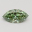 1.50 Ct. Fancy Vivid Green Marquise Lab Grown Diamond