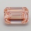 5.03 Ct. Fancy Intense  Pink Emerald Lab Grown Diamond