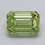 1.03 Ct. Fancy Vivid  Green Emerald Lab Grown Diamond