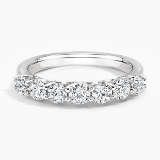 Seven Stone Trellis Lab Diamond Ring (1 ct. tw.)