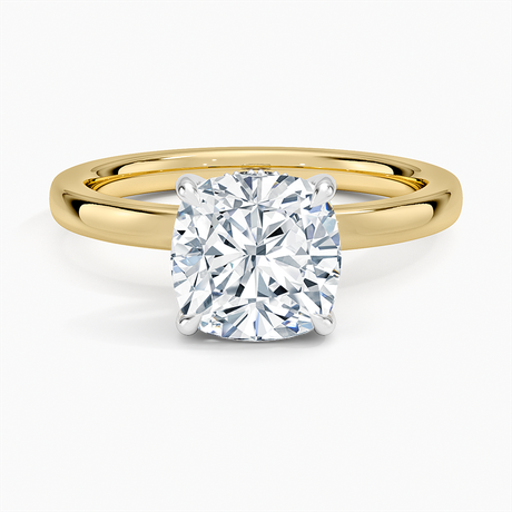 Audrey Mixed Metal 2mm Diamond Ring
