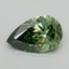 1.01 Ct. Fancy Vivid Green Pear Lab Grown Diamond
