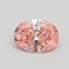 1.01 Ct. Fancy Intense Pink Oval Lab Grown Diamond