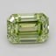 0.80 Ct. Fancy Vivid  Green Emerald Lab Grown Diamond