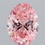 2.03 Ct. Fancy Vivid Pink Oval Lab Grown Diamond
