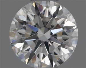Round diamond — real photo