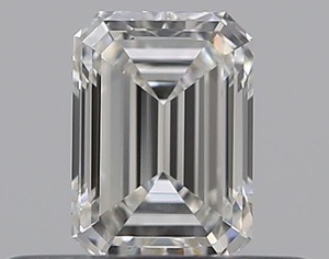 Emerald diamond — real photo