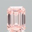 1.86 Ct. Fancy Vivid Pink Emerald Lab Grown Diamond