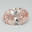 5.02 Ct. Fancy Intense Pink Oval Lab Grown Diamond