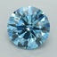 2.50 Ct. Fancy Vivid  Blue Round Lab Grown Diamond