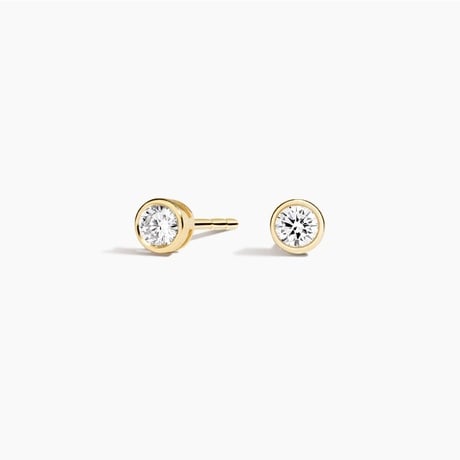 Lab Diamond Bezel Stud Earrings (1/4 ct. tw.)