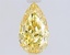 1.08 Ct. Fancy Vivid Yellow Yellow Pear Lab Grown Diamond