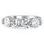 Custom Semi-Bezel and Shared Prong Wedding Ring