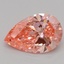 1.51 Ct. Fancy Vivid Pink Pear Lab Grown Diamond
