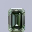 0.98 Ct. Fancy Vivid Green Emerald Lab Grown Diamond