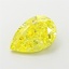 1.67 Ct. Fancy Vivid  Yellow Pear Lab Grown Diamond