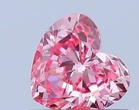 0.47 Ct. Fancy Vivid Pink Heart Lab Grown Diamond