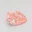 0.57 Ct. Fancy Vivid Pink Pear Lab Grown Diamond