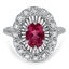 Retro Tourmaline Cocktail Ring