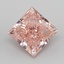 3.40 Ct. Fancy Vivid Pink Princess Lab Grown Diamond