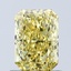 1.04 Ct. Fancy Vivid Yellow Radiant Lab Grown Diamond
