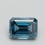 2.02 Ct. Fancy Vivid Blue Emerald Lab Grown Diamond