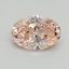 0.81 Ct. Fancy Intense Pink Oval Lab Grown Diamond