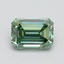 1.02 Ct. Fancy Vivid Green Emerald Lab Grown Diamond