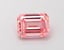 1.03 Ct. Fancy Intense  Pink Emerald Lab Grown Diamond