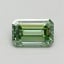 0.65 Ct. Fancy Intense Green Emerald Lab Grown Diamond