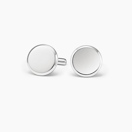 Homme Engravable Round Cufflinks