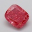 2.24 Ct. Fancy Vivid  Pink Cushion Lab Grown Diamond