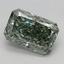 2.26 Ct. Fancy Vivid Green Radiant Lab Grown Diamond
