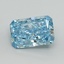 8.04 Ct. Fancy Vivid Blue Radiant Lab Grown Diamond