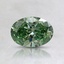 0.6 Ct. Fancy Vivid Pacific Green Oval Lab Grown Diamond