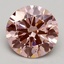 2.51 Ct. Fancy Intense Pink Round Lab Grown Diamond